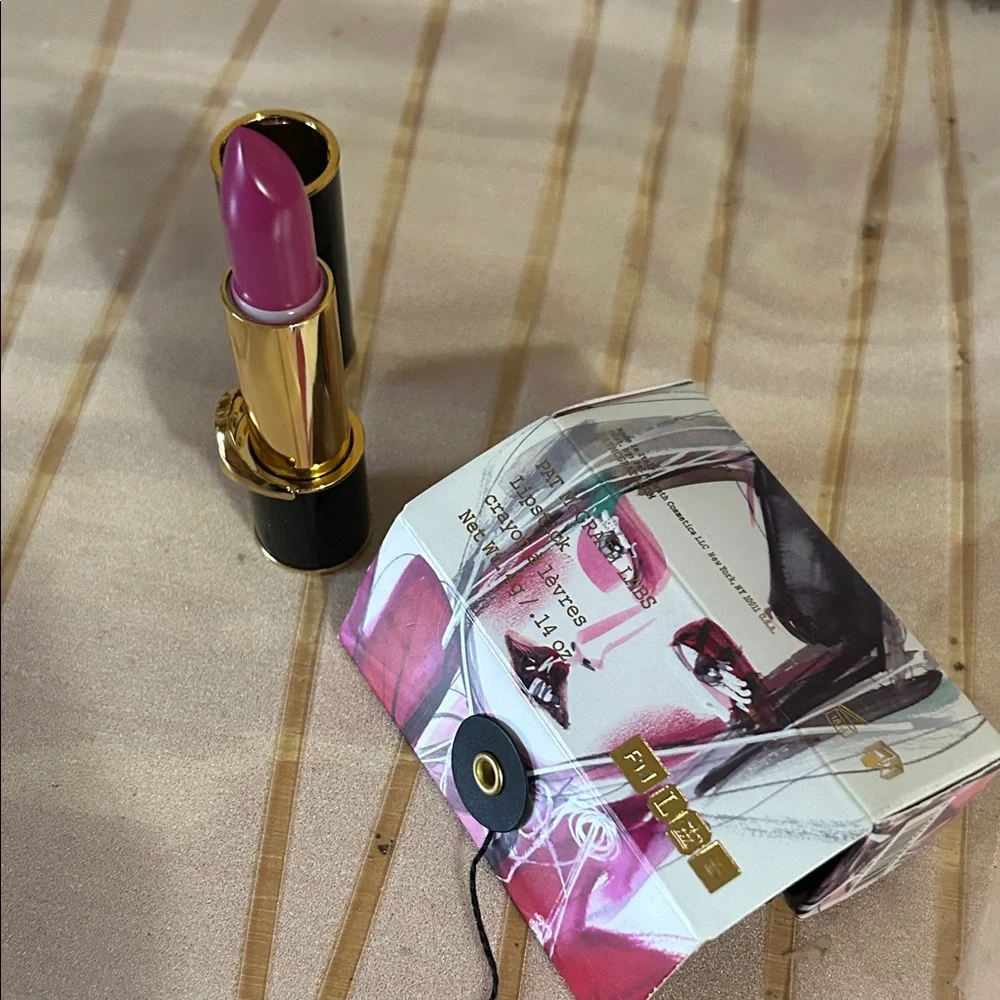 New Pat McGrath Luxe Fuchsia Lipstick Perfect Holiday Mauve Pink!  Gift Ready - Picture 3 of 3